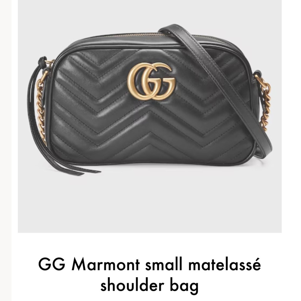 GG Marmont Small Matelassé Shoulder Bag